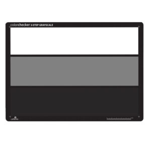 ColorChecker 3-Step Grayscale