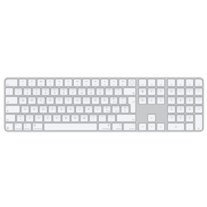 Magic Keyboard con Touch ID e tastierino numerico per Mac con chip Apple - Ita - Tasti bianchi